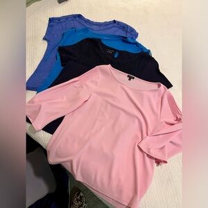 Talbot’s Set of 4 Top/Tee Bundle Sz Medium (4)